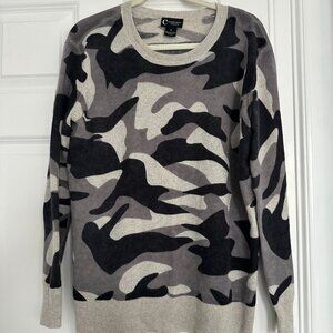 C by Bloomingdale's Cashmere Camo Sweater